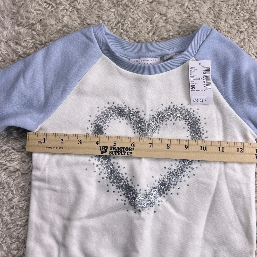 GIRLS CHILDREN’S PLACE SWEATSHIRT SIZE 4T NWT